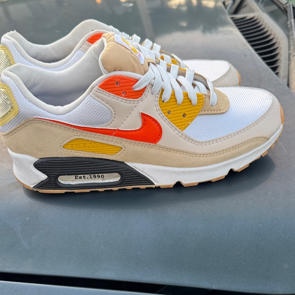 Nike Air Max with Orange and Yellow Highlights
